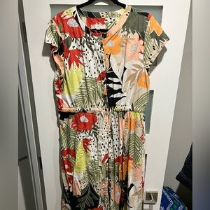 Loft tropical dress